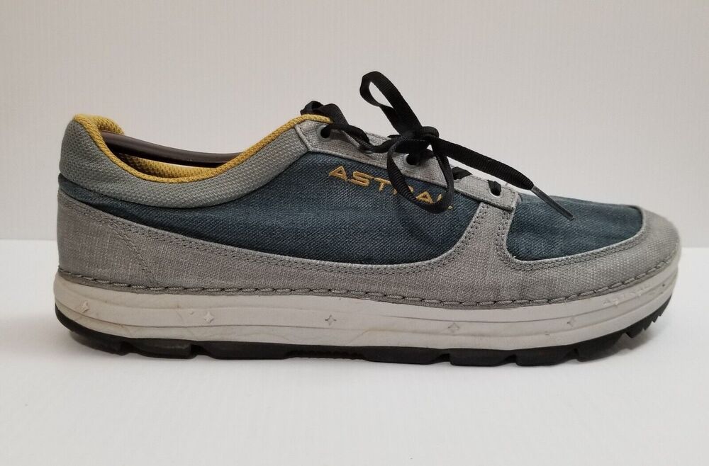 ASTRAL Hemp Donner Trail Hiking Casual Shoes Gray Sneakers Men's Size 9